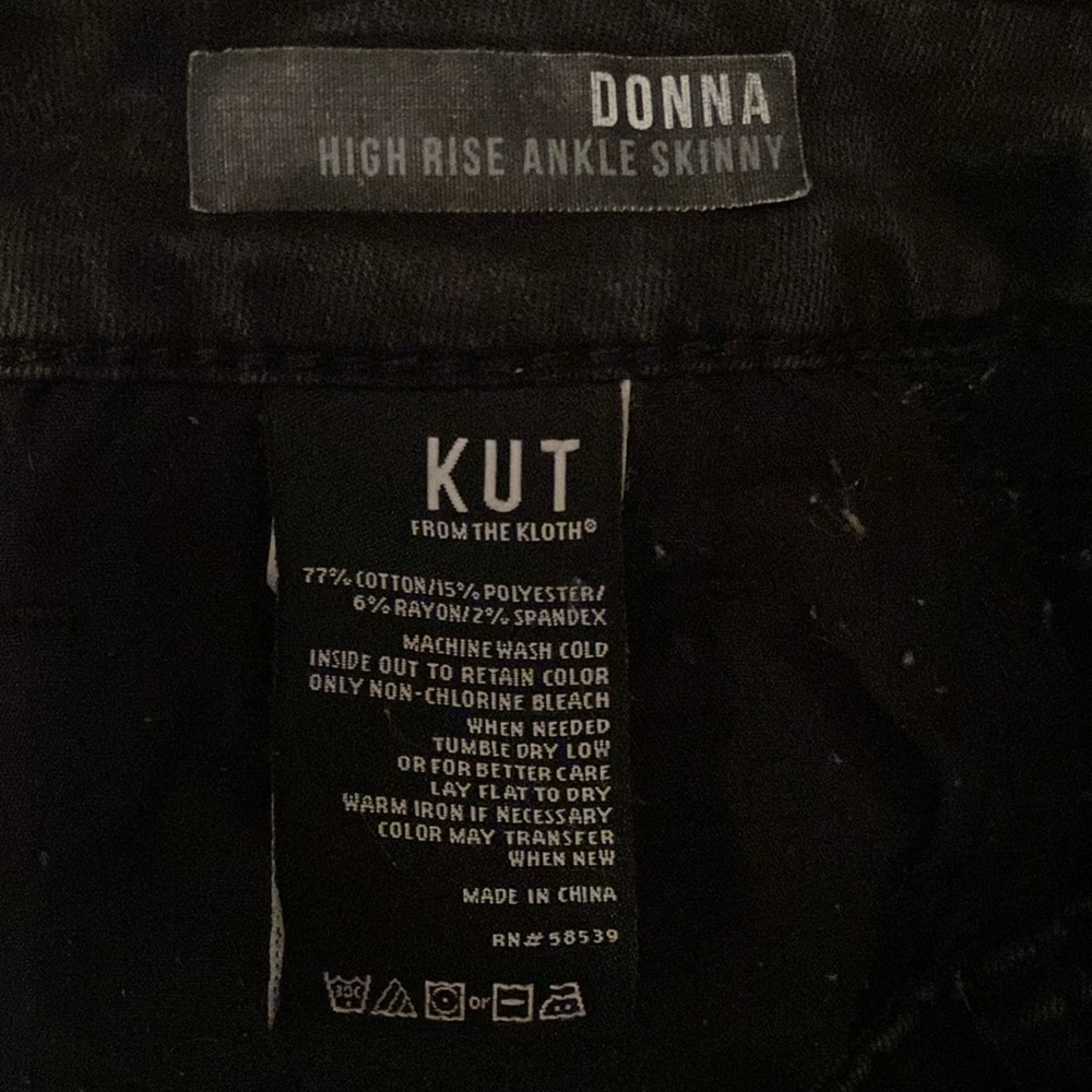 Kut from the kloth black skinny jeans - Picture 5 of 5